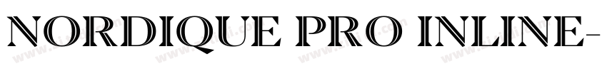 Nordique Pro Inline字体转换
